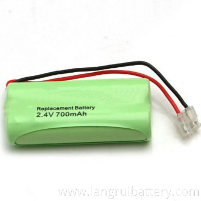 Ni-MH AAA 2.4V 600mAh Battery Pack 2 Battery in Series
